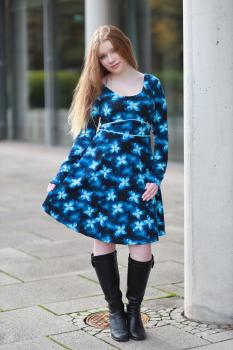 Preview: Märchenwelt Petrol Flowers